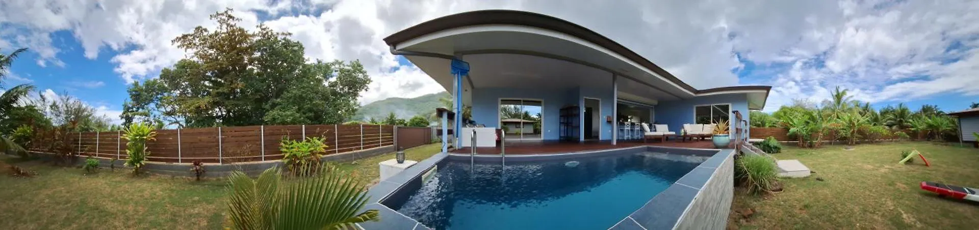 Fare Hei - Maison 2 Chambres Avec Piscine Privee Et Acces Plage Moorea Tatil Evi