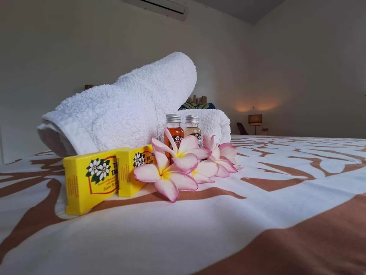 Fare Hei - Maison 2 Chambres Avec Piscine Privee Et Acces Plage Moorea Fransız Polonezyası