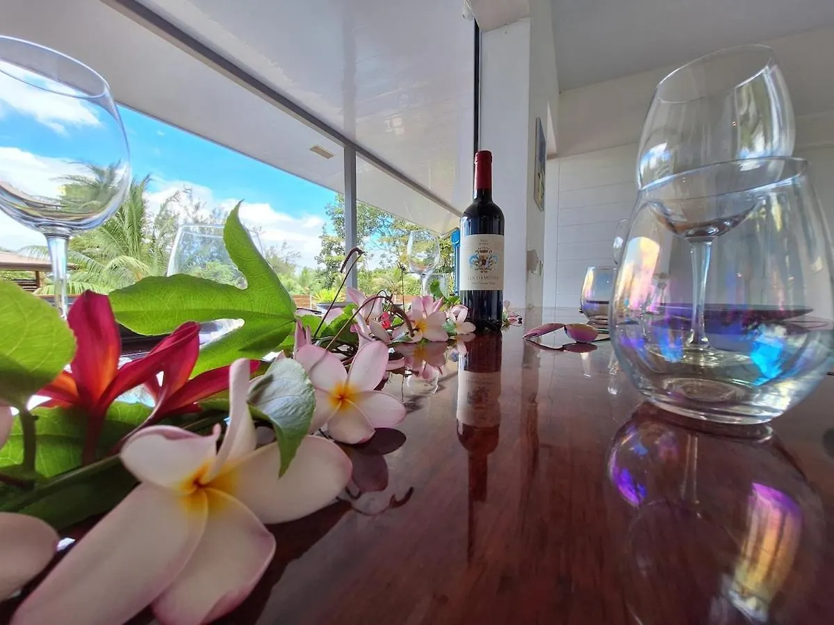 Tatil Evi Fare Hei - Maison 2 Chambres Avec Piscine Privee Et Acces Plage Moorea Fransız Polonezyası